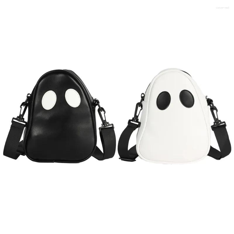 Borsa Fantasma Divertente Spalla in pelle Bella divertente Diavolo Moda Borse a tracolla Piccola cerniera portatile per viaggi