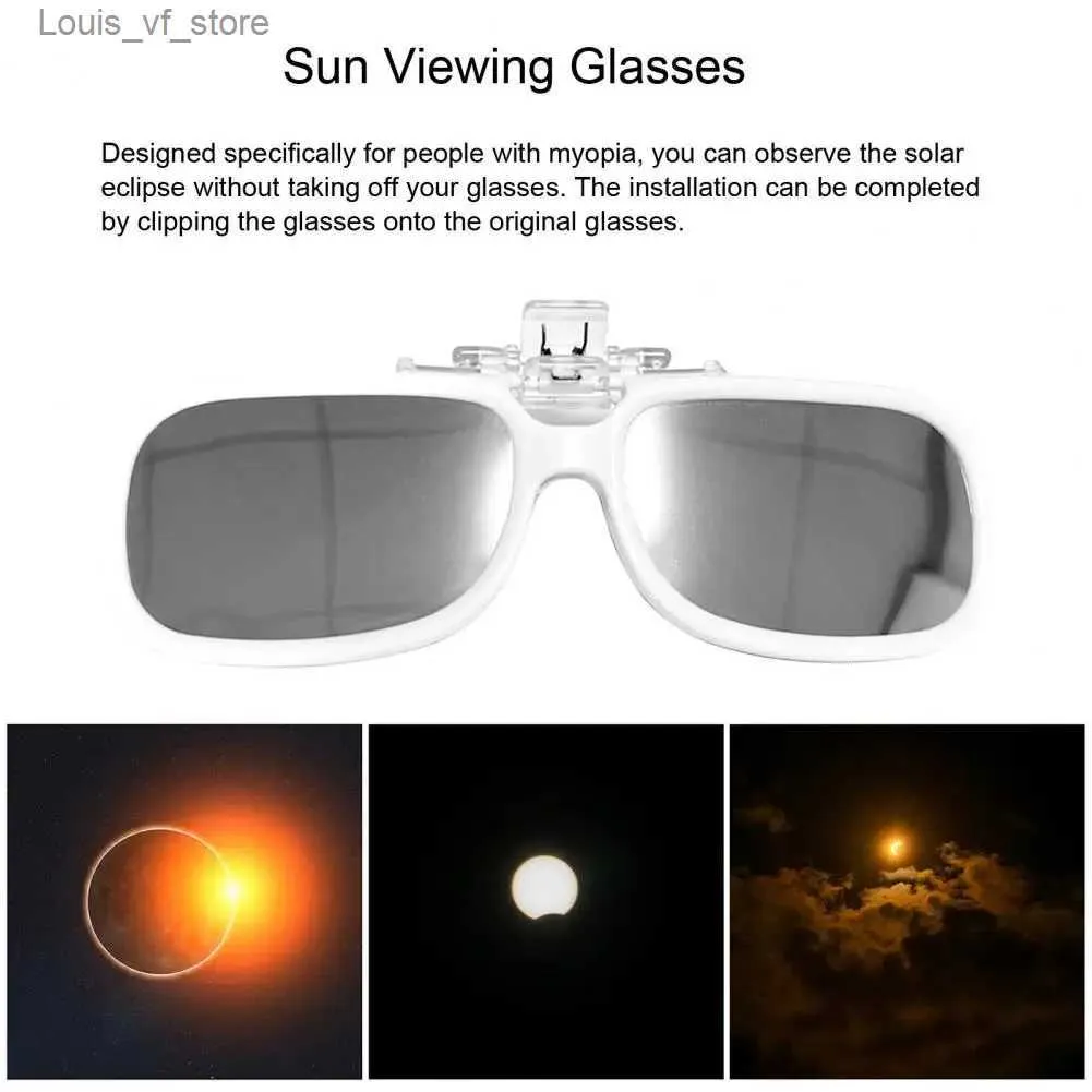 Güneş Gözlüğü UNISEX Güneş Görüntüleme Gözlükleri Kadın Yürüyüş Gözlükleri Ultra Hafif Güneş Gözlem Güvenliği Güneş Vizörü Klips H240316