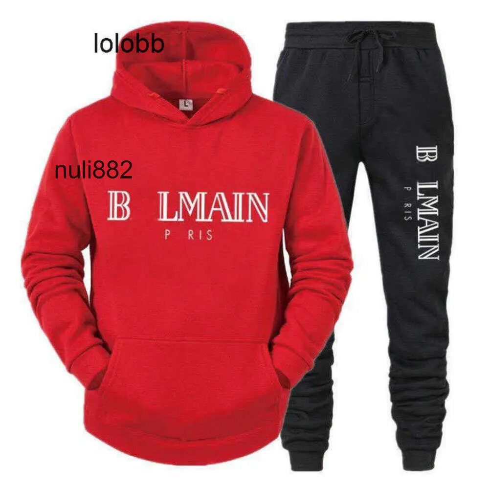 Mens Hoodie Fashion Same for balmanly Tracksuits Lovers Tracksuit Designer ballmainly Suit Pure Cotton M3xl ballman Trousers Sweatshirt Sportswear the balm 8GZF