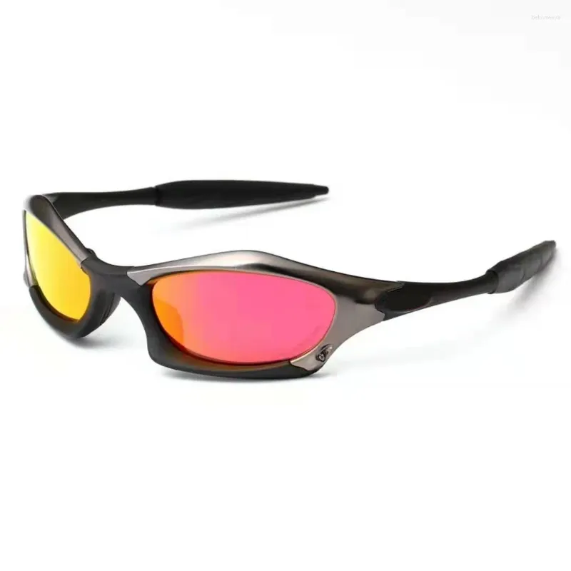 Sonnenbrillenrahmen 2024 Ankunft Metall X Sonnenbrille Männer Frauen Polarisierte Radfahren Reiten Fahrradbrille Sportbrillen