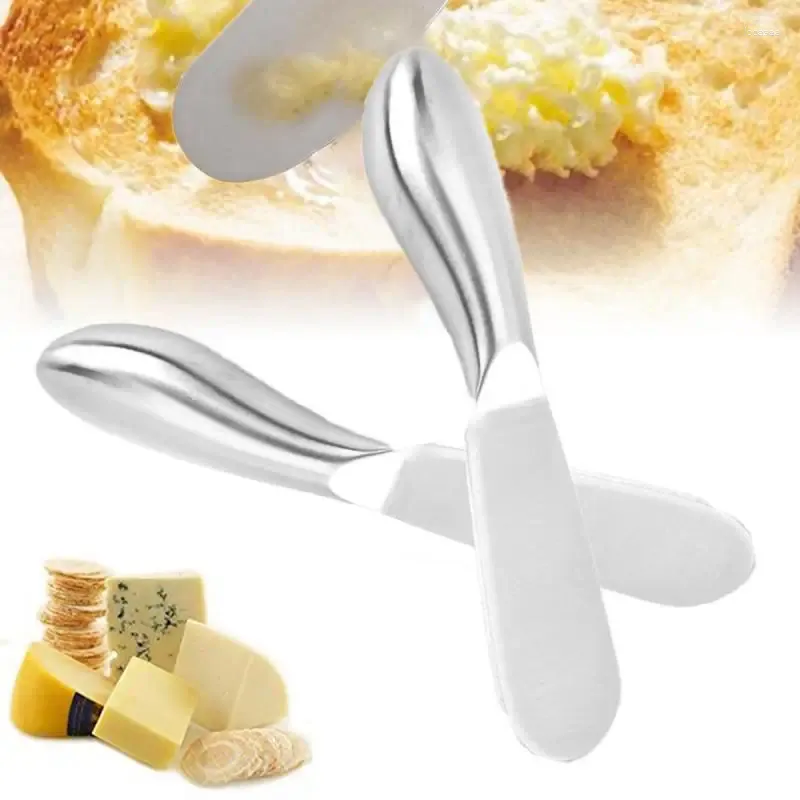 Coltelli da cucina Coltello da burro in acciaio inox Formaggio Dessert Sandwich Affettatrice Colazione Crema Pane Cutter Stoviglie