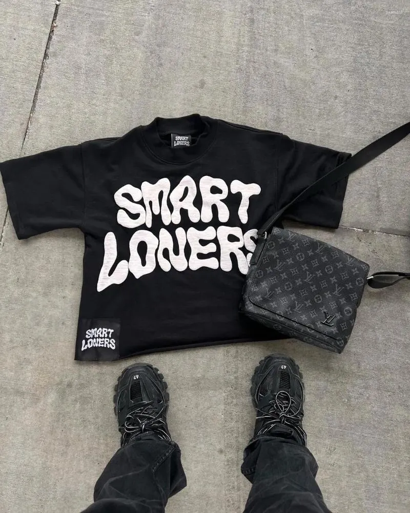 Herr t -skjortor amerikansk hiphop grafisk tryck överdimensionerad gotisk smart casual harajuku streetwear y2k toppar goth män kläder