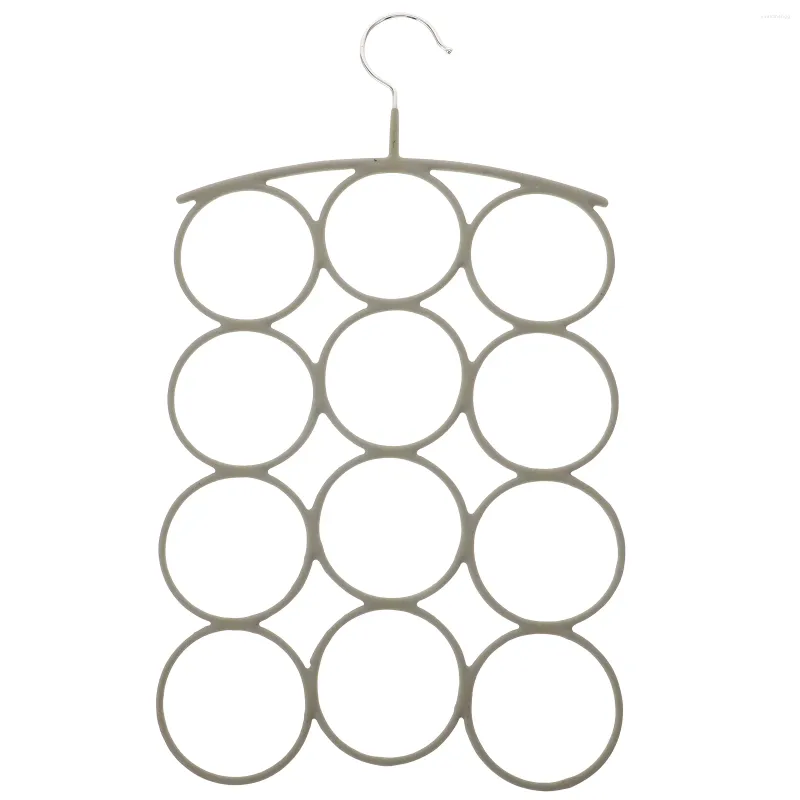 Hängare Coat Scarf Rack Iron Holder Storage Ring Kläder hushållsgarderobsorganisatör banden barn