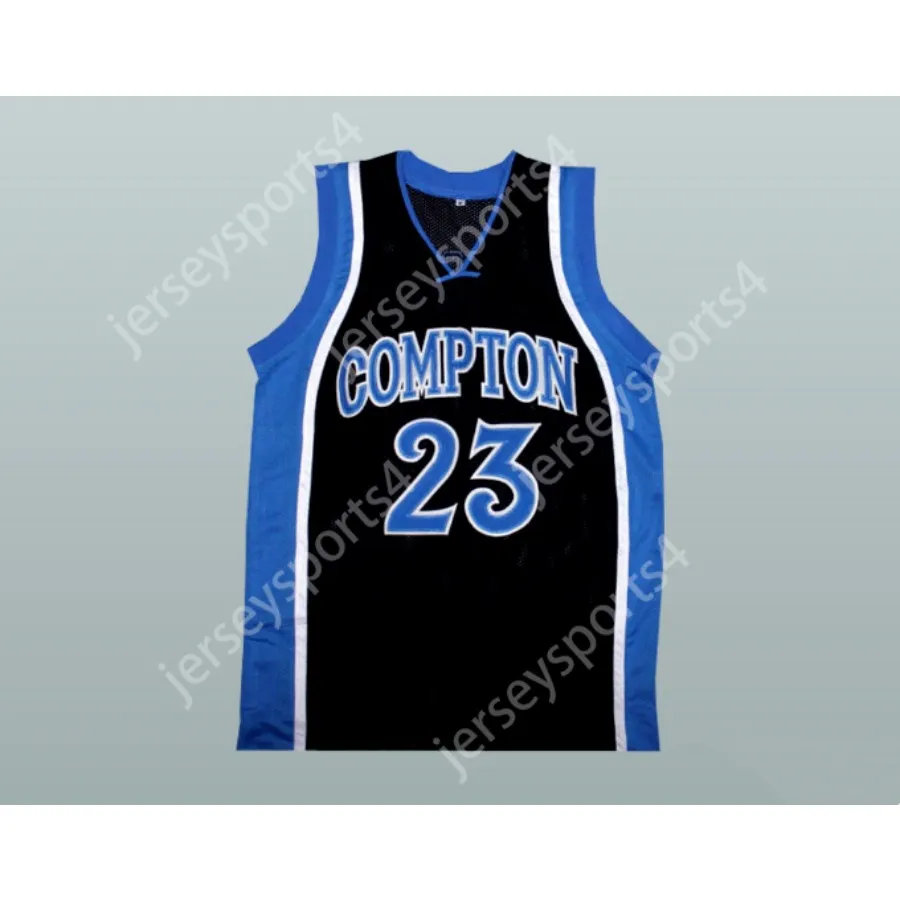 カスタム任意の名前任意のチームDemar Derozan Compton 23高校バスケットボールジャージーオールステッチサイズS M L XL XXL 3XL 4XL 5XL 6XL最高品質