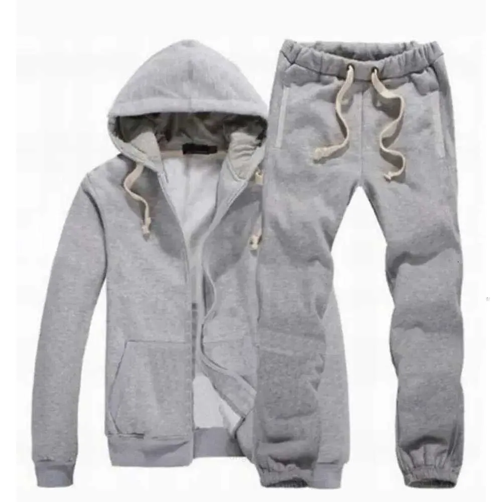 New Men Polo Tracksuit Winter Hood Jacket Pants Sweatshirts 2 Piece Set Hoodies Sporting Suit Sports Coat Sportswear 23ss Fashion Movement