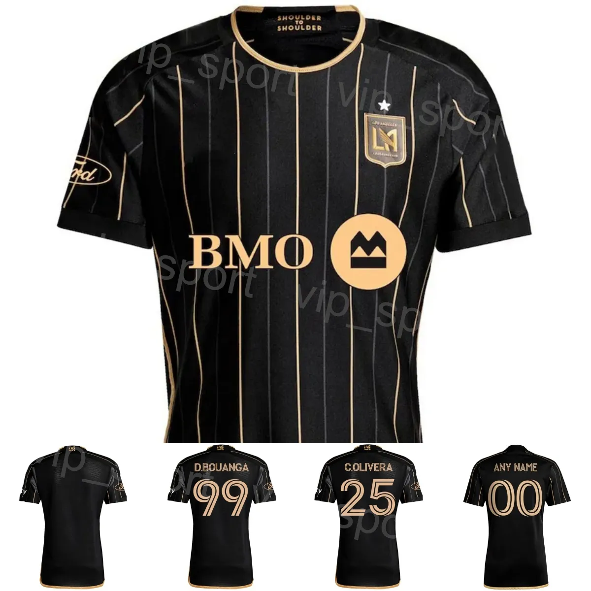 Los Angeles FC LAFC Soccer Jersey 24-25 Men 19 Bogusz 11 Tillman 99 Bouanga 33 Long 3 Murillo 24 Hollingshead 6 Sanchez 25 Olivera 30 Palencia Football Shirt Kits Kits