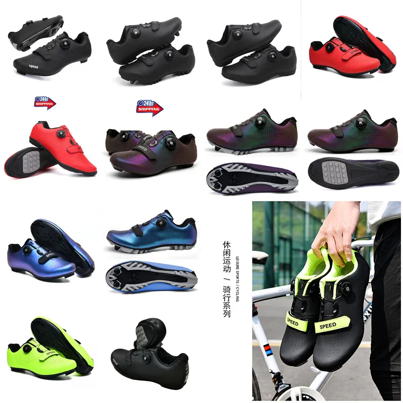 MTBq Cyqcling Schuhe Männer Sport Dirt Road Bikce Schuhe Flache Geschwindigkeit Radfahren Turnschuhe Wohnungen Mountainbike Schuhe SPD Stollen Schuhe GAI