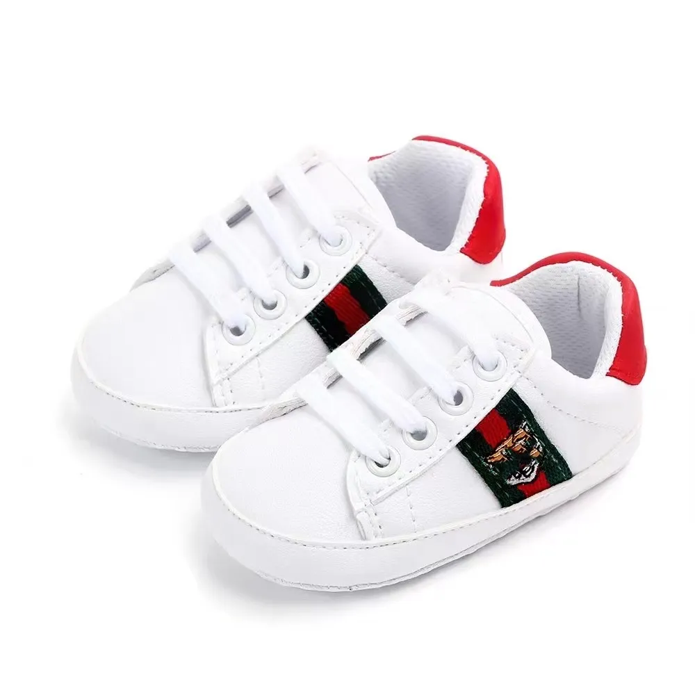 2024Kids Shoes Designer Casual Bee Sneakers Toddler Baby Shoes Kids Youth Sneakers Baby Boys Girls Black White Pink Luxury Brand Sneakers 0-12cm RR1