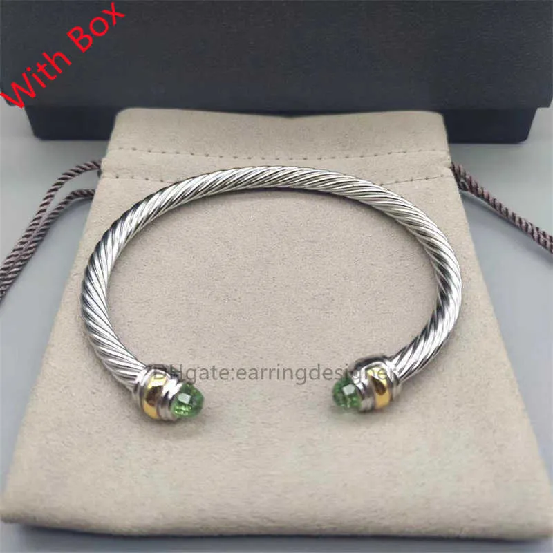 5MM Fashion Bracelet for Women Hip Hop Bracelets 2024 Jewelry Trendy 925 Sterling Silver with 18K Gold Plating Wedding Party Daily Wear