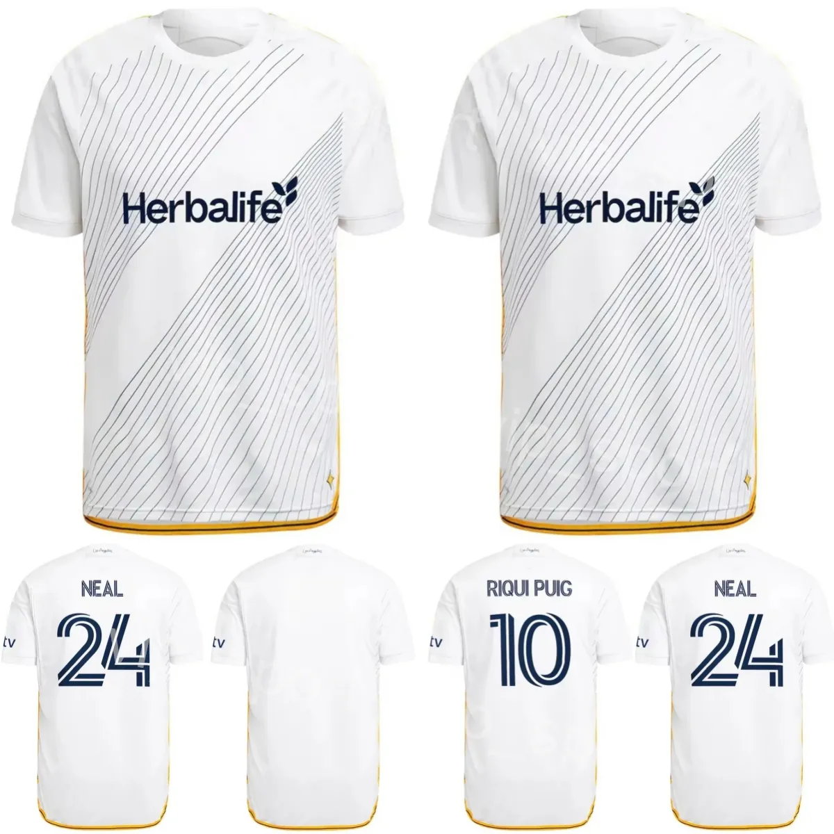 Los Angeles Galaxy LA 2024-25 Soccer 9 Dejan Joveljic Jersey Mans 2 Miki Yamane 10 Ricard Puig 4 Maya Yoshida 20 Edwin Cerrillo 8 Marky Delgado Football Shirt Kits