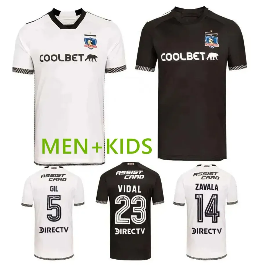 VIDAL 2023 2025 2025 Colo Colo Soccer Jerseys Colo GIL ZAVALA PALACIOS
