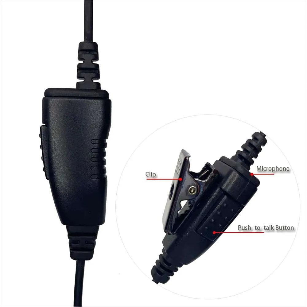 G Oorhaak Headset PTT Microfoon Oortelefoon Oortelefoon voor Motorola Clp1010e Clp446e Clpe Plus Clp1080e en Clp1083e Radio