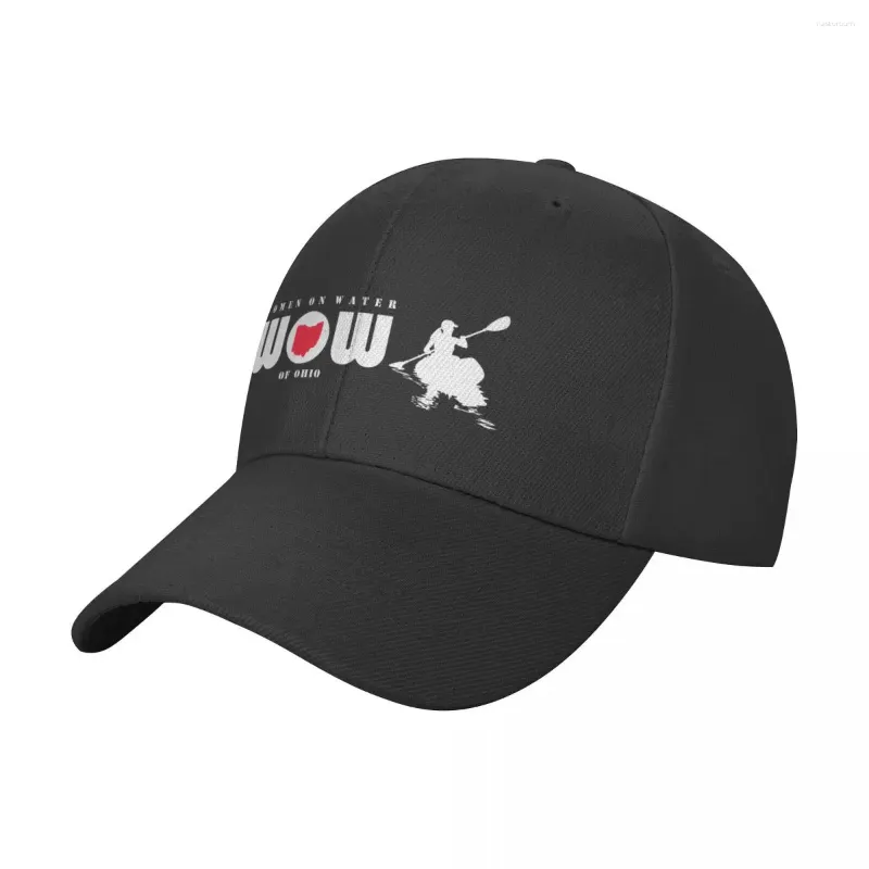 Ball Caps - Origineel logo in wit voor donkere kleding Baseball Cap Verjaardagshoed Western Heren Dames