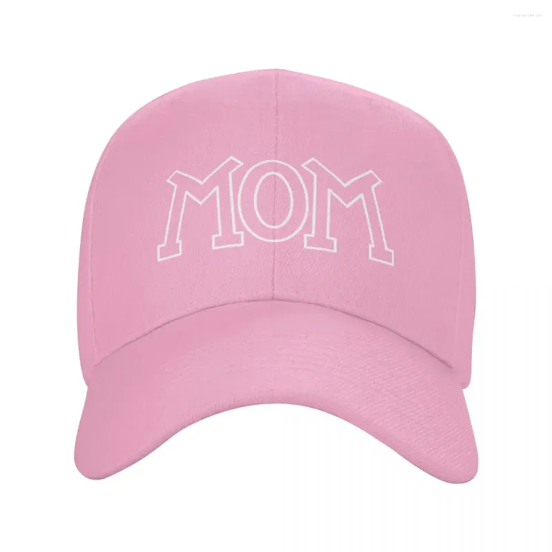 Ball Caps Classic Mom Letter Print Baseball Cap Men Kobiety Niestandardowy regulowany unisex Mother Day Prezenta