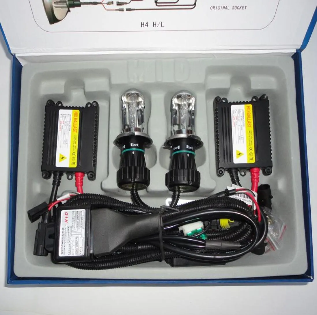 35W H4 HL Yüksek ve Düşük Kiriş Xenon Çift Lambalar Bixneon Süper Parlak Xenon Kit Işıkları Hid Xenon 9007 H13 9003 9004072337