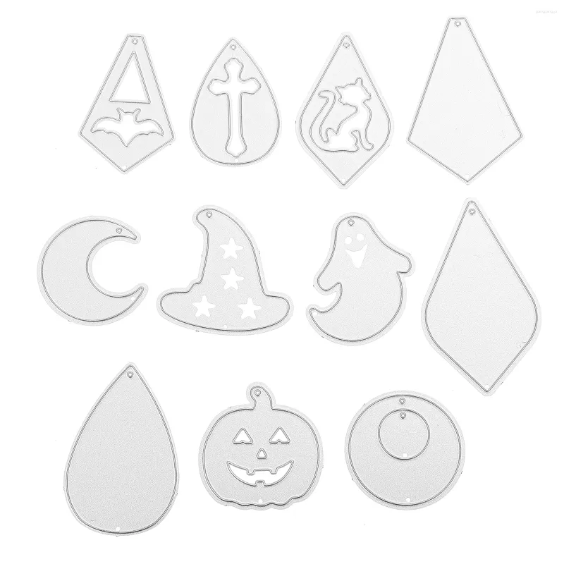 収納ボトル11 PCS DIYハロウィーンイヤリングカットダイ