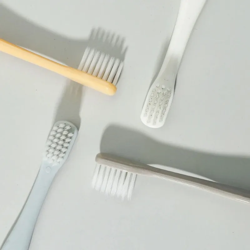 Brosse à dents 4 pièces, Version jeunesse, fil de brosse, 4 couleurs, soin des gencives, nettoyage quotidien, soins buccaux, 2022