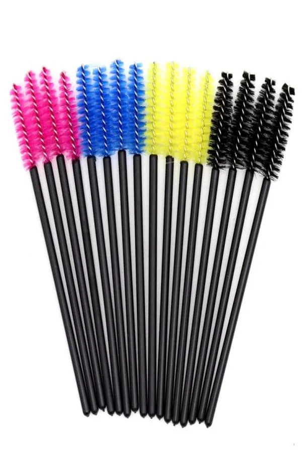 SinSo 250 pièces outil de maquillage d'extension de cils brosse à cils jetable Mascara baguette applicateur Spoolers cils maquillage pinceaux 1860141