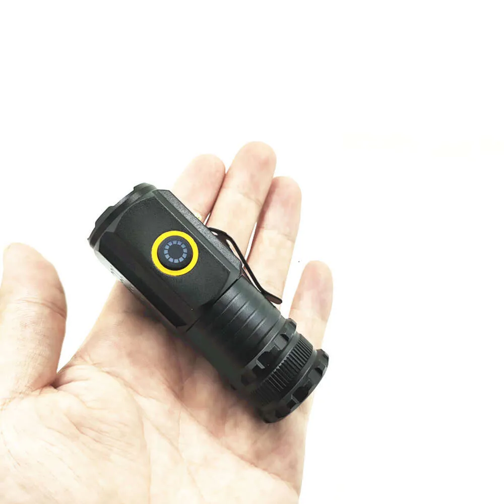 Яркий уличный фонарик Tiktok 3Led, дистанционная съемка, мини-маленький стальной пистолет, многофункциональная лампа с зажимом на крышке 361300