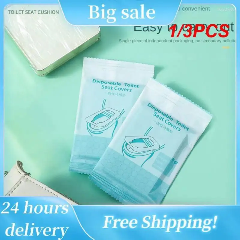 Toilet Seat Covers 1/3PCS Disposable Paper High-quality Durable To Pulling For Travel Bathroom Portable Waterproof Supplies