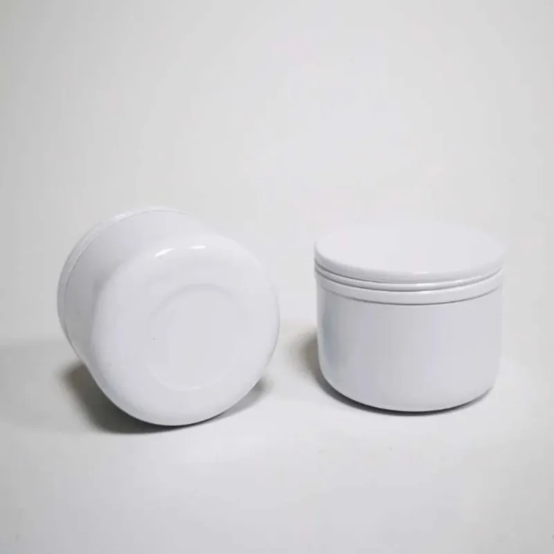 Pots à thé ronds de 50 ml avec couvercle, conteneur de stockage de bougies en étain de voyage en aluminium, boîte de canettes de thé vide, récipient cosmétique pour crème, 1 pièces