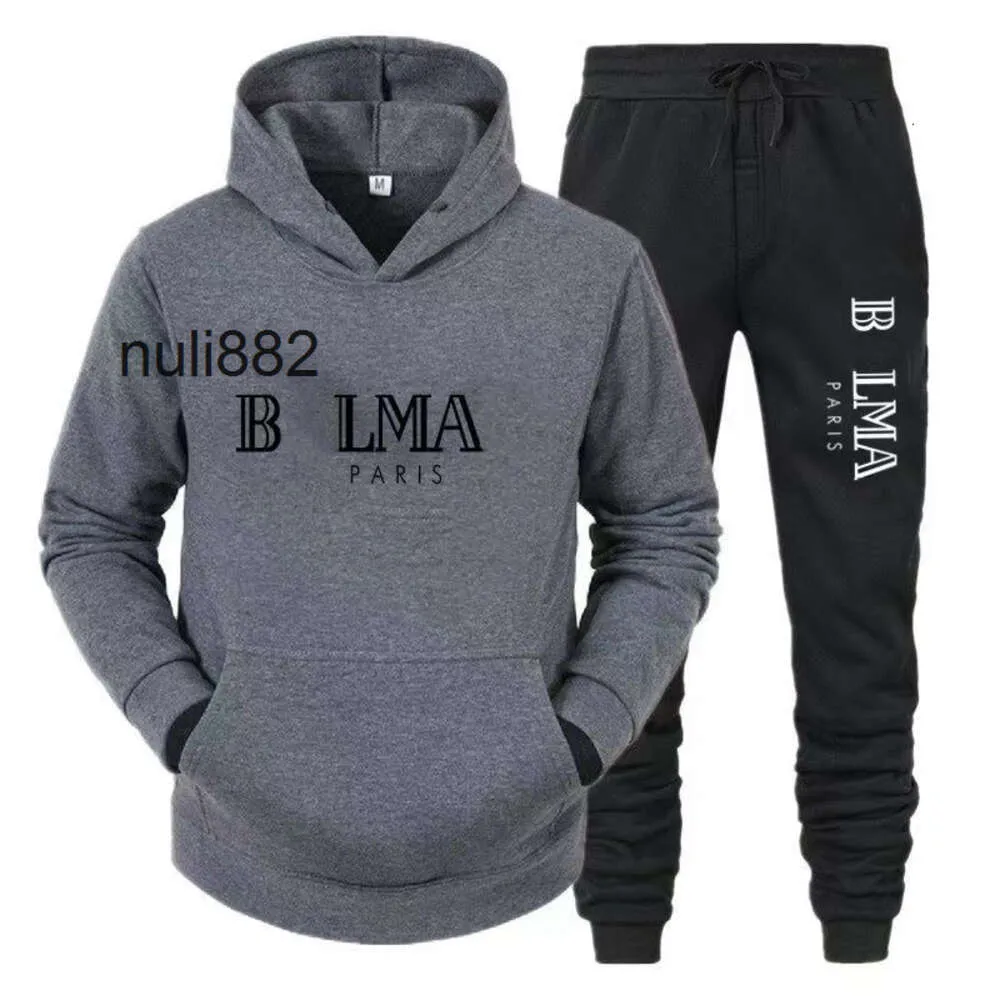 T3ln Balmanly Ballmainly Ballman Sportswear BalMin Balmani Love Mens Tracksuits Tracksuit Designer Samma hoodie Suit Pure Clothing Sweatshirt Cotton Fas Zl83