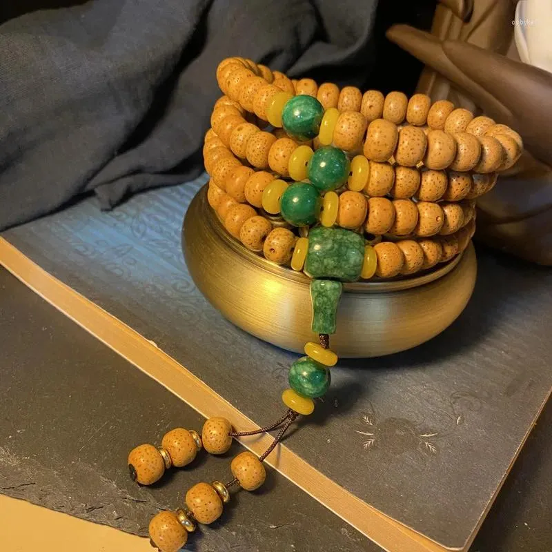 Bracelet en perles Xingyue Bodhi, 108 perles, matériaux de vieilles graines de Hainan, vente en gros