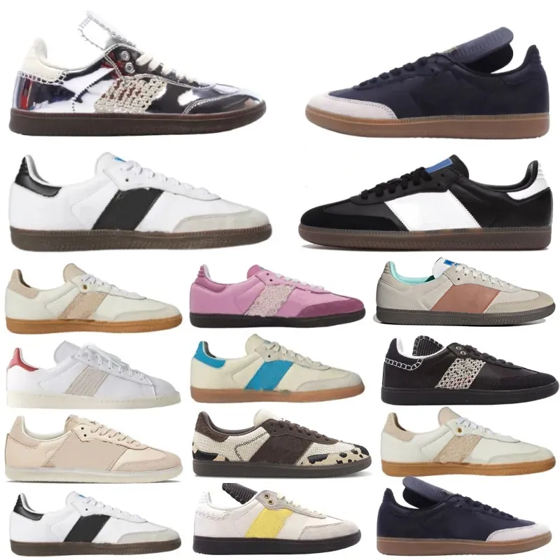 Designer skor vegan og casual skor för män kvinnor designer tränare moln vit kärna svart bonners collegiate grönt gummi utomhus platta sport sneakers