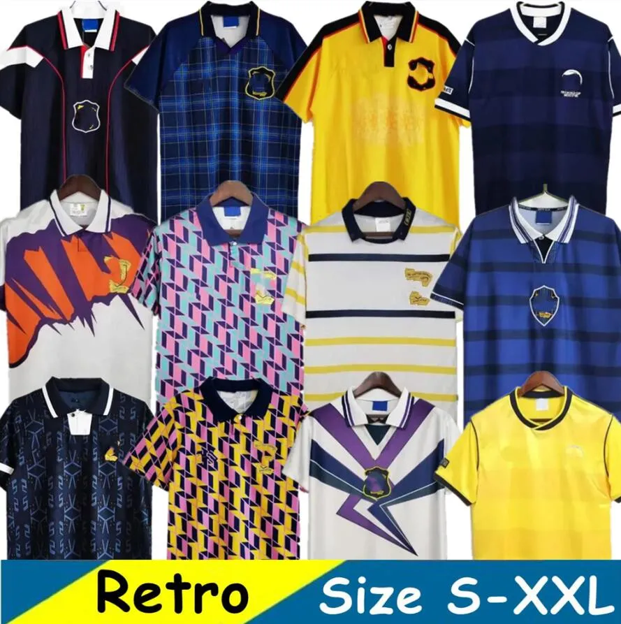 1978 1982 1986 1990 World Cup Scotland Retro Soccer Jerseys 1991 1992 1993 1994 1996 1998 2000 Vintage Jersey Collection Stachan McStay McCoist