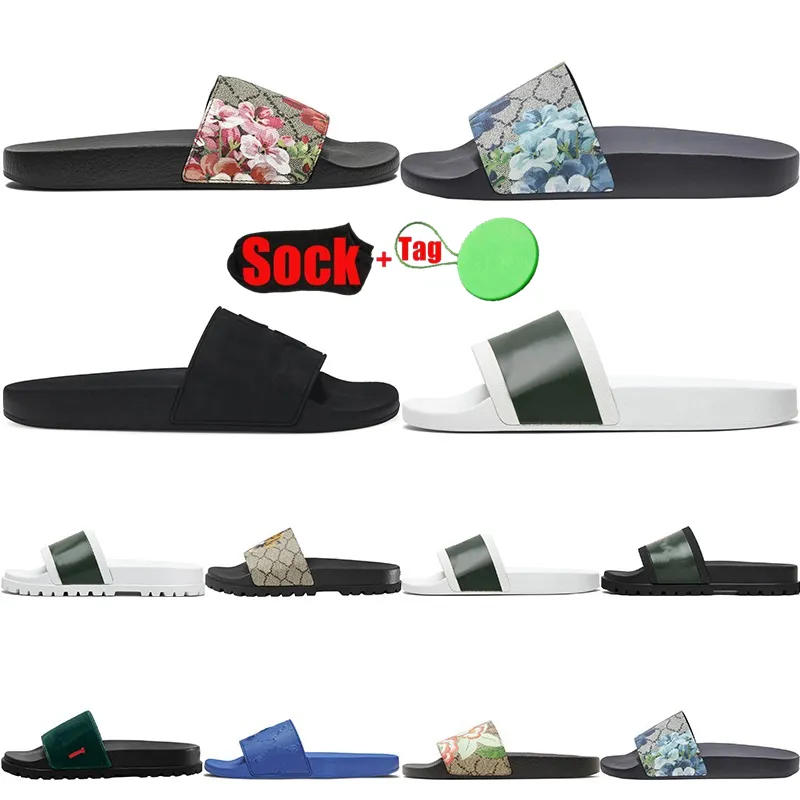 2024 Dhgate tofflor för män kvinnor designer sandaler mode luxe claquette djur blommor blommor platt sexiga damer kvinnors strandskor glider skjutreglage sandal