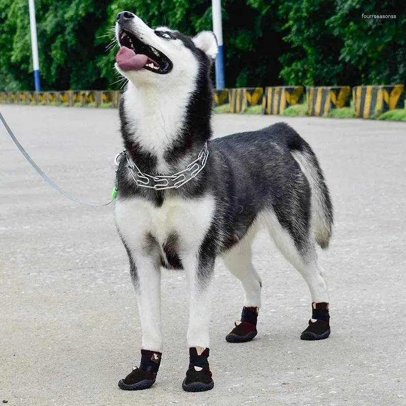 Vêtements pour chiens chaussures antidérapantes imperméables confortables respirantes petites moyennes grandes bottes intérieur extérieur chiot chaussons pour animaux de compagnie