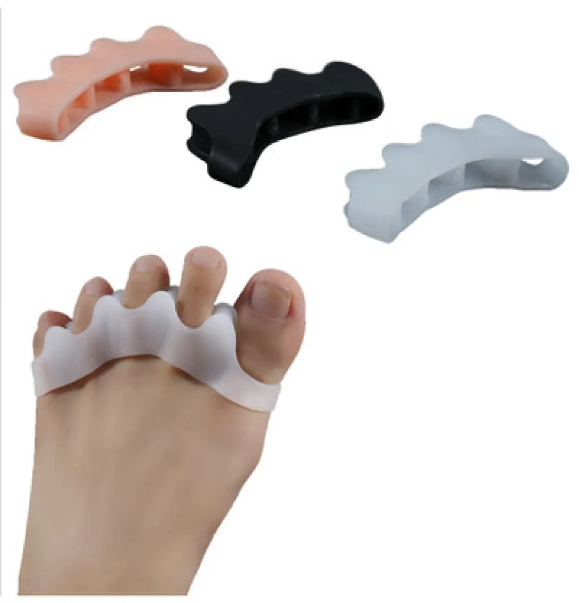Gel Silicone Bunion Corrector Toe Separators Straightener Spreader Foot Care Tool Hallux Valgus Pro massager8776179