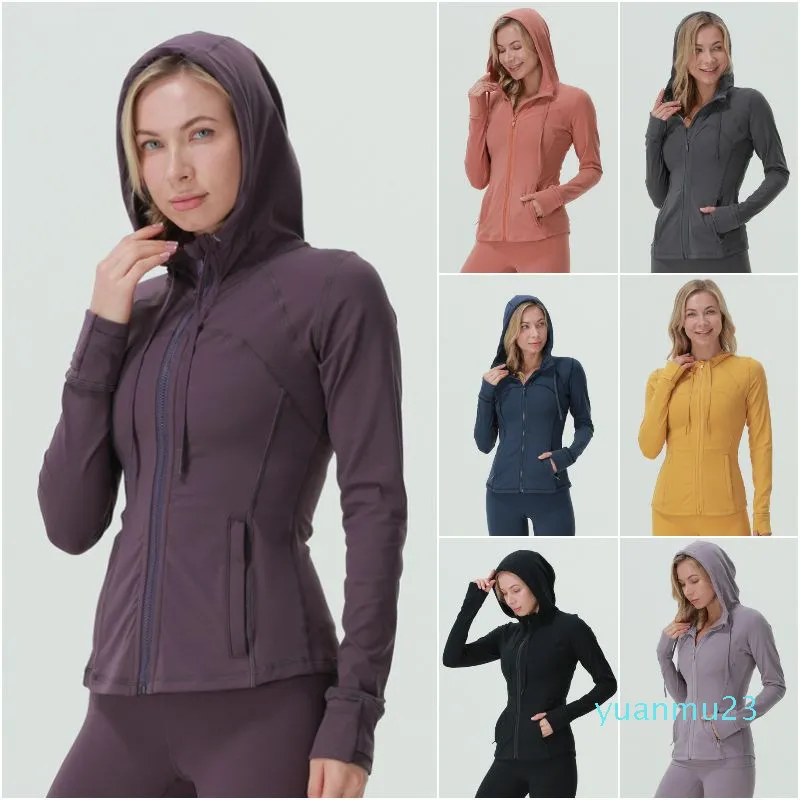 LU LU LEMONS Fiess Wear met capuchon Damessportkleding Yoga-outfit Buitenjassen Outdoorkleding Casual volwassen Hardlooptraining Trainer Lange mouwen Tops