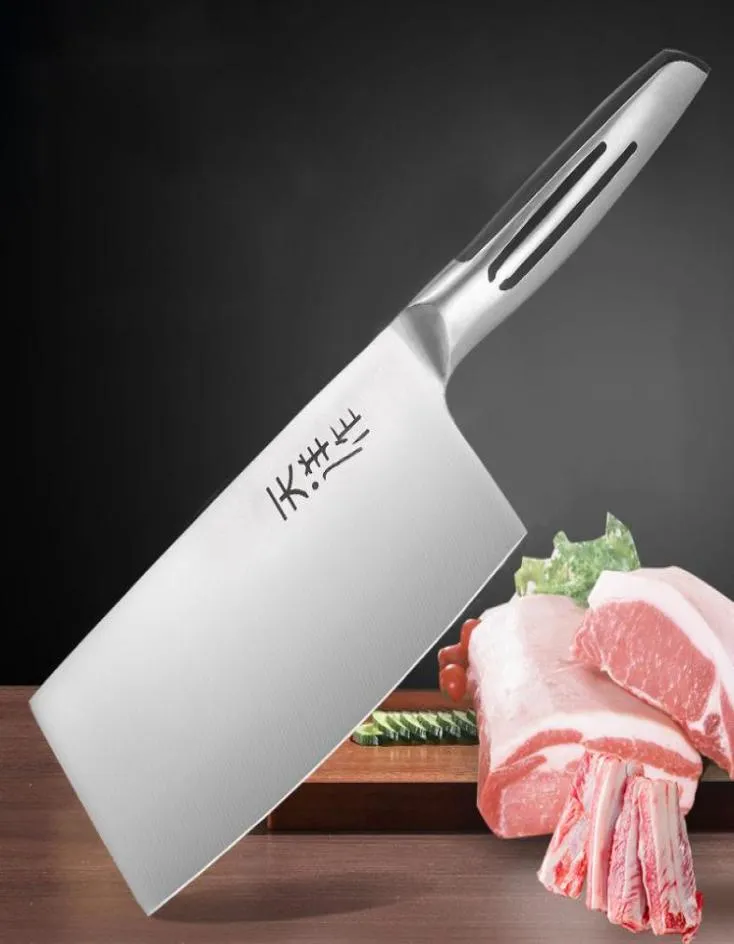 Roestvrijstalen keuken snijmes kip groentemes vlees hakmes kookgereedschap kookgereedschap Chinese chef -kok Knives8401947