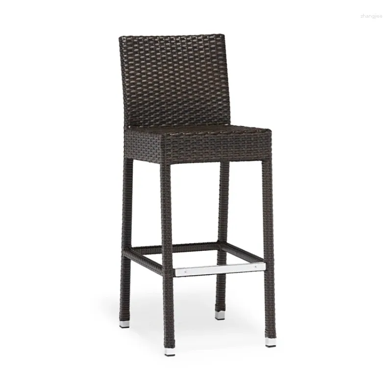 Meubles de camp chaises de bar empilables de bonne qualité, tabouret d'extérieur en textylène