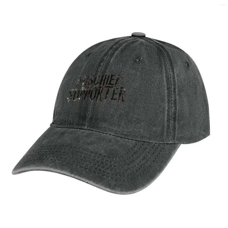 Berets Mischief Supporter Cowboyhut Custom Cap Snap Back Herren Damen