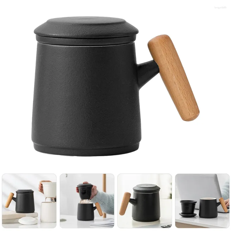 Muggs kontor mugg kaffekopp dricker keramisk teseparation porslin keramik chokladvatten stor kapacitet