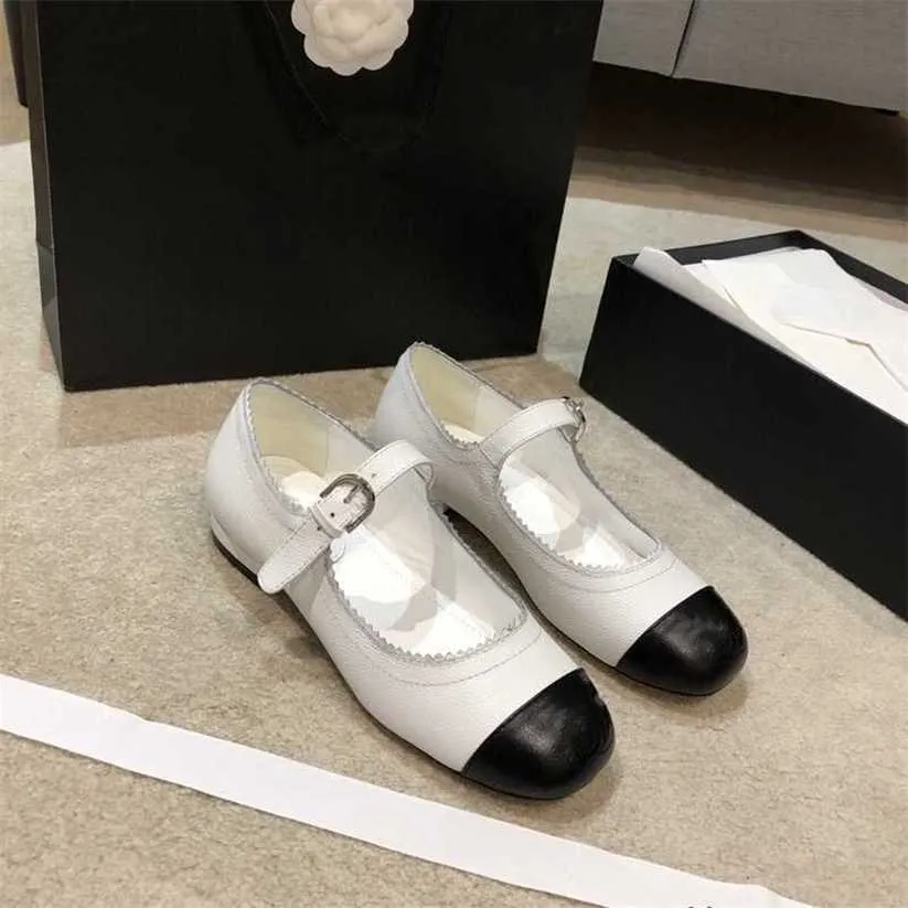 25% de réduction Chaussures de sport 2024 Xiaoxiangfeng Nouvelle semelle plate colorée simple avec boucle à une ligne et chaussures de danse de ballet à tête ronde pour femmes Mary Jane pour femmes