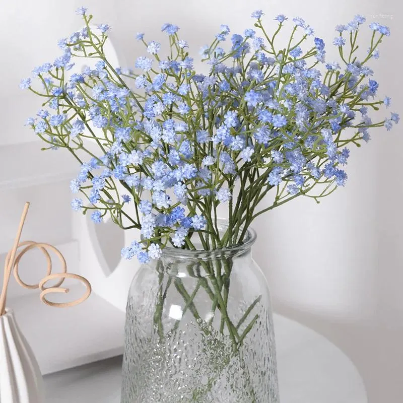 Decorative Flowers 90 Heads Artificial Gypsophila Flower Bouquet Fake For Wedding Party Decorations Simulated Babies Breath Home Decor