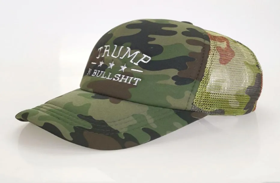 Camo Donald Trump Hut Republican Adjust Mesh Baseball Cap Hut Trump für Präsident Trump SUMMER Hat KJJ784345503