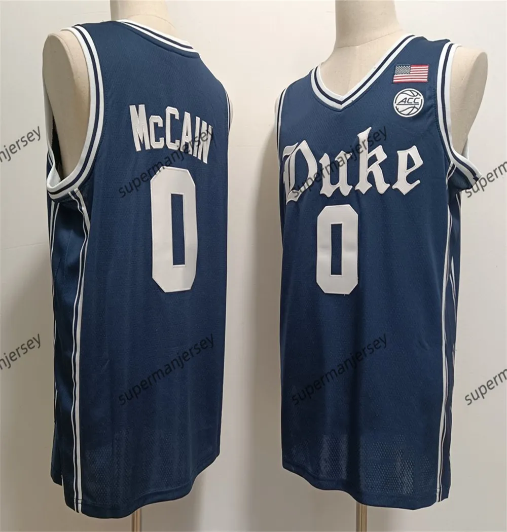 NCAA  Blue Devils College Basketball Jerseys 0 Jared McCain 5 Paolo Banchero 1 WILLIAMSON