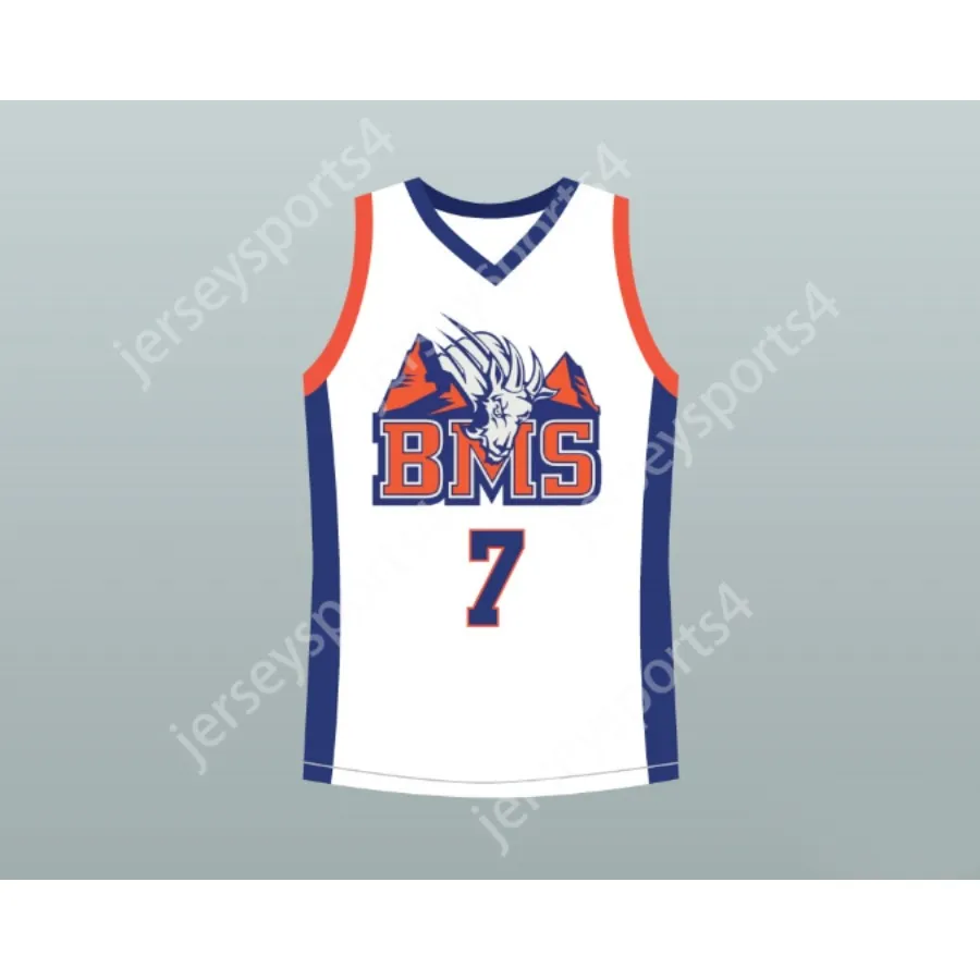 Personnalisé n'importe quel nom n'importe quelle équipe ALEX MORAN 7 BLUE MOUNTAIN STATE GOATS BASKETBALL JERSEY STITCH COUSU TOUT COUSU Taille S M L XL XXL 3XL 4XL 5XL 6XL Qualité supérieure