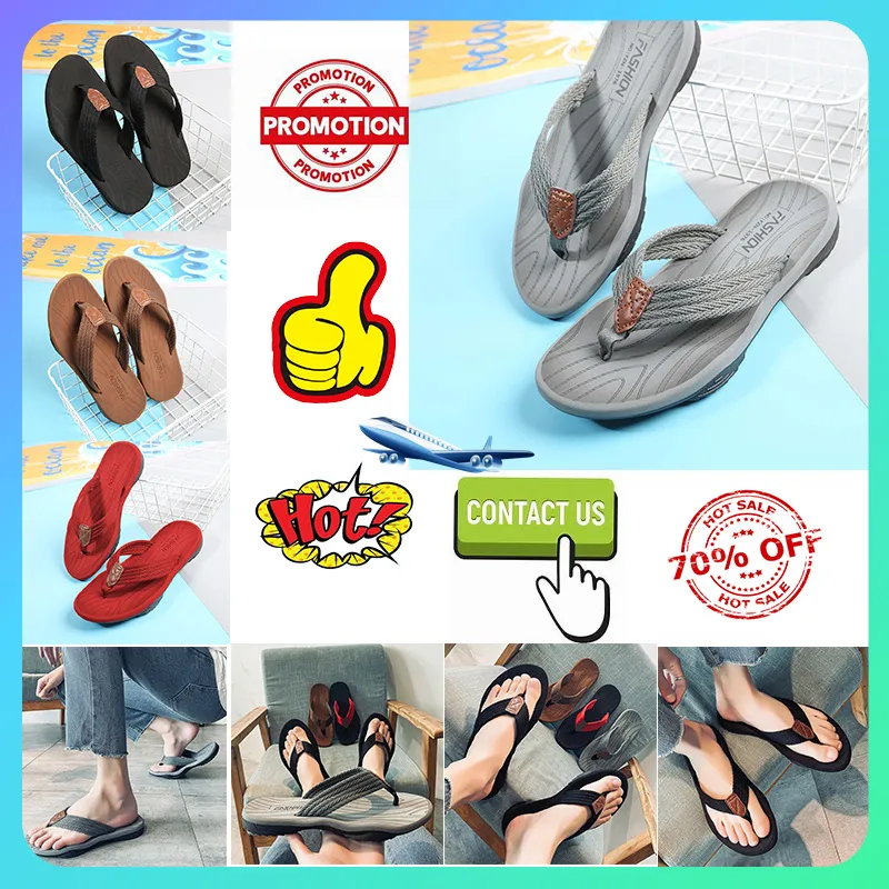 Designer Ca ual Platform Slides Pantofole Uomo Donna antiscivolo resistente all'usura peso traspirante suola super morbida flip fdlop Sandali piatti da spiaggia laterali GAI