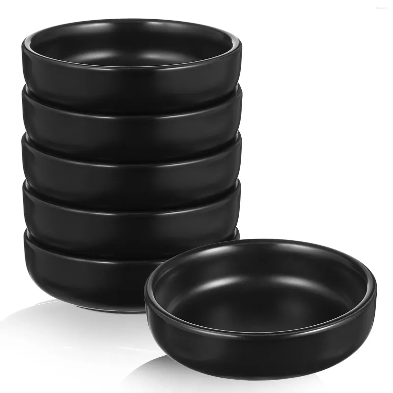 Plates Ceramic Dipping Bowls Set Soy Dish Small Pinch Seasoning Sushi Dip Bowl Side Condiments Dishes