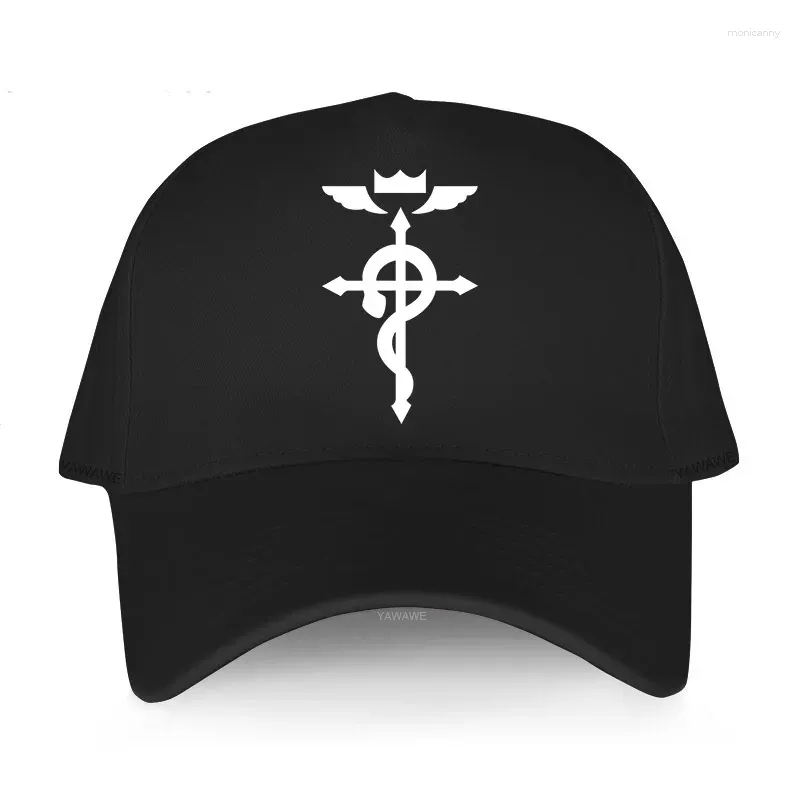 Ball Caps Unisex Merk Baseball Cap Boyfriend Hoeden Fullmetal Alchemist Anime Cartoon Mannelijke Volwassen Mode Ademend Casual Zonnehoed