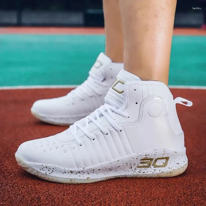 Basketbalschoenen 2024 Heren Hoge Sneakers Voor Jongens Mand Antislip Dames Trainers Kwaliteit Buitensporten