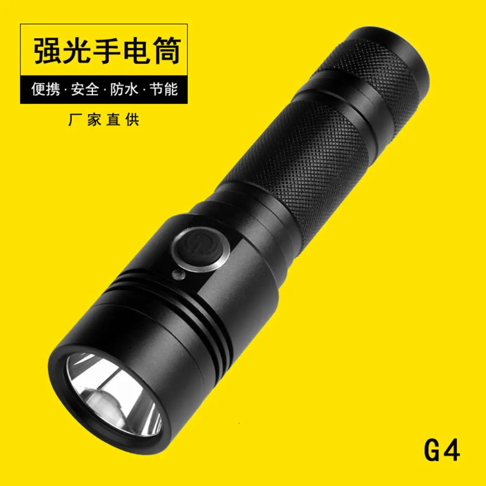 Strong Light Outdoor Charging LED T6 Mini Flashlight 585803