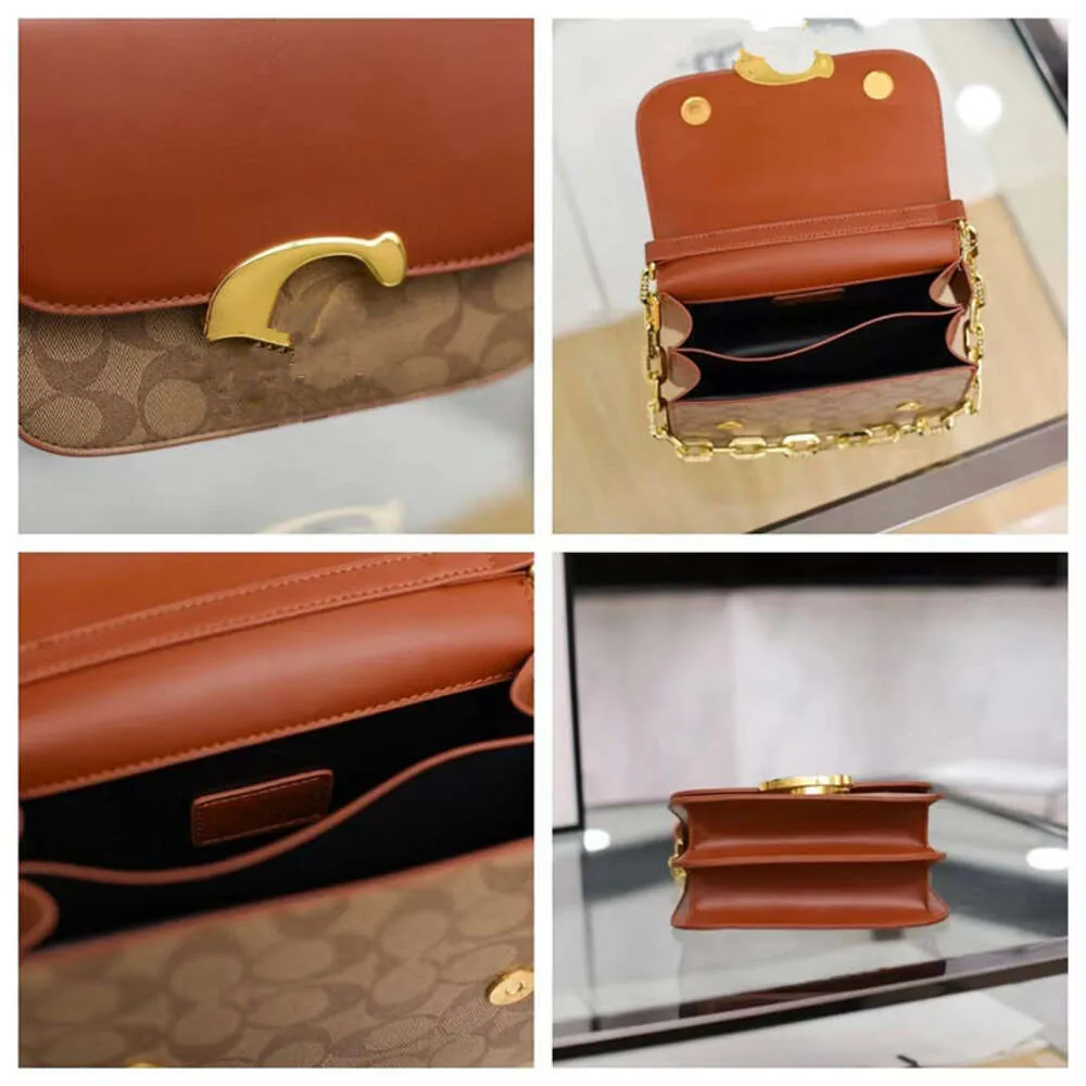 24 C Familj Kvinnors handväska liten fyrkantig stil Postman One Shoulder Bags Crossbody Organ Trendy Underarm Bag