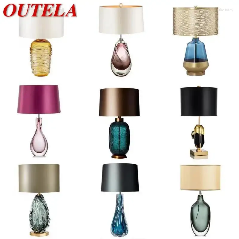 Lampes de table Onelala Nordic Modern Glaze Lampe à la mode