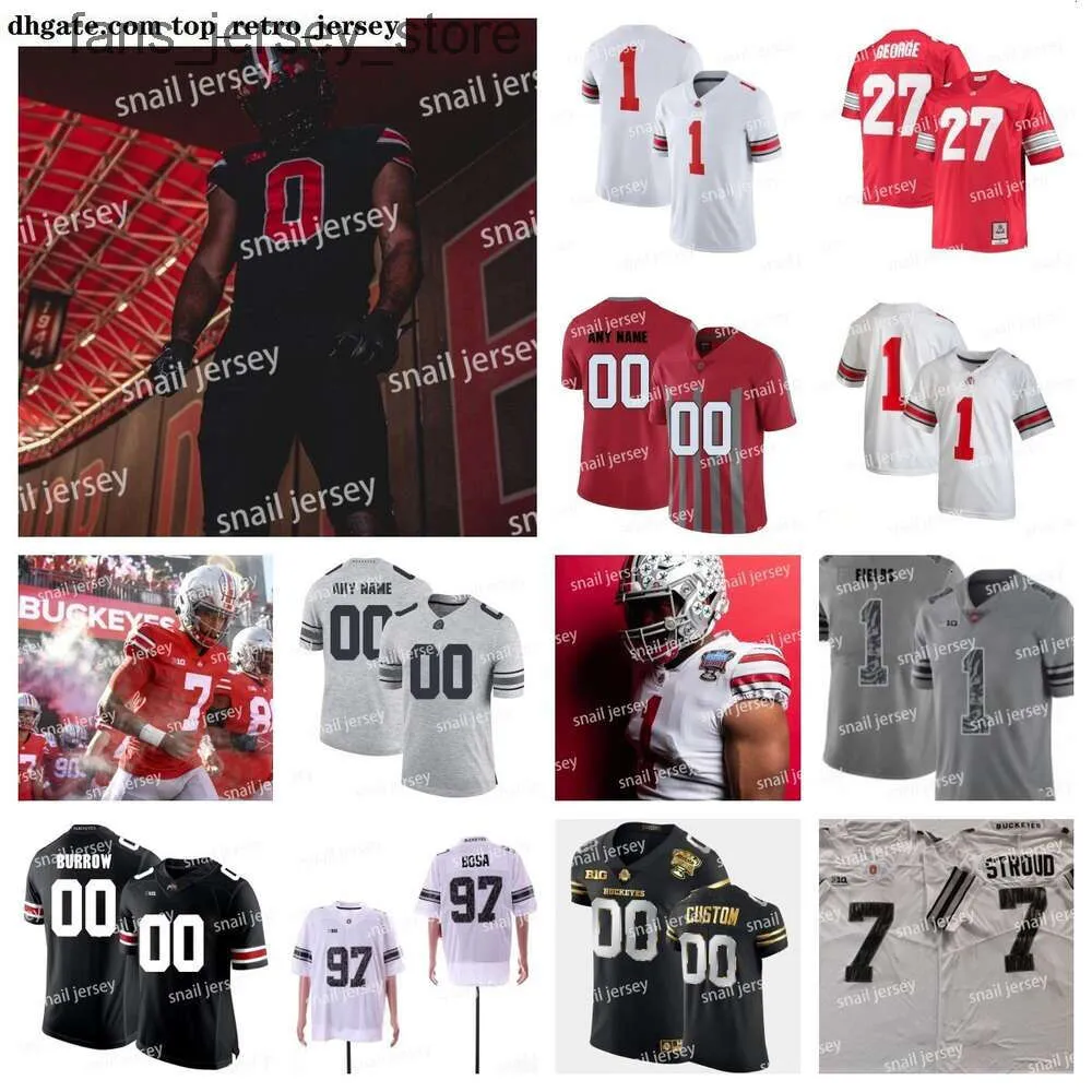 2024 NCAA personalizado Ohio State Buckeyes Futebol Jerseys Lathan Ransom Devin Brown Will Smith Jr Austin Siereveld Sonny Styles Jayden Ballard Tristan Gebbia